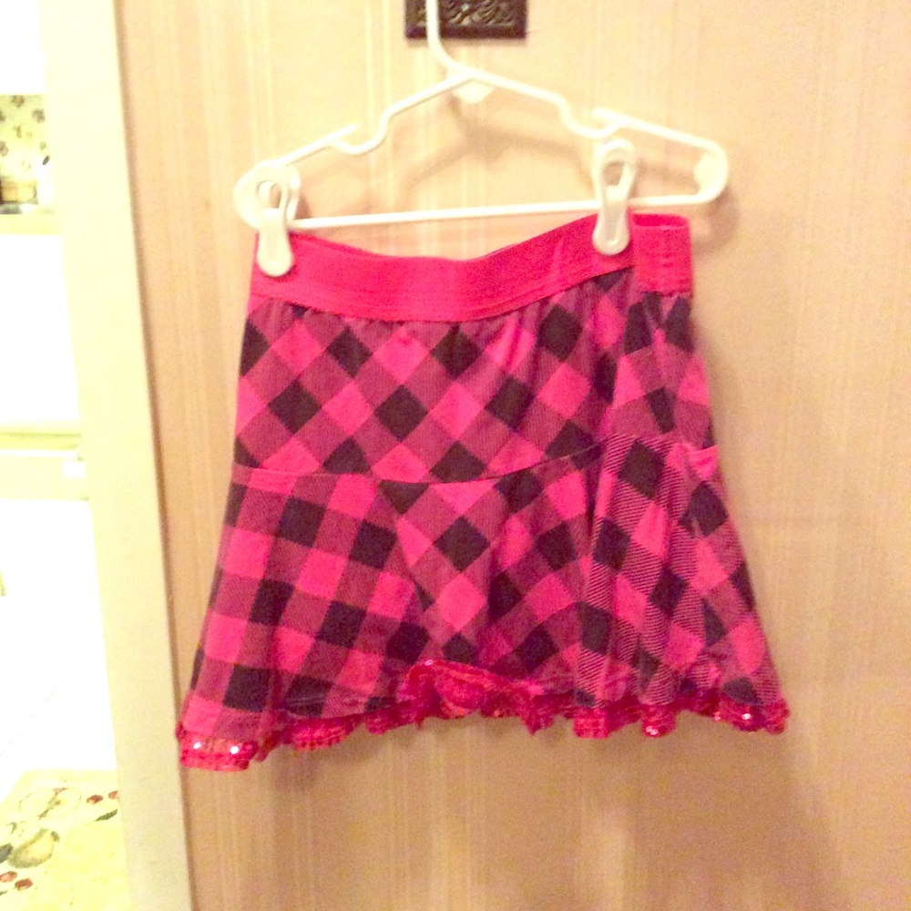 Pink and Black Canyon River Blues Girl Skirt
